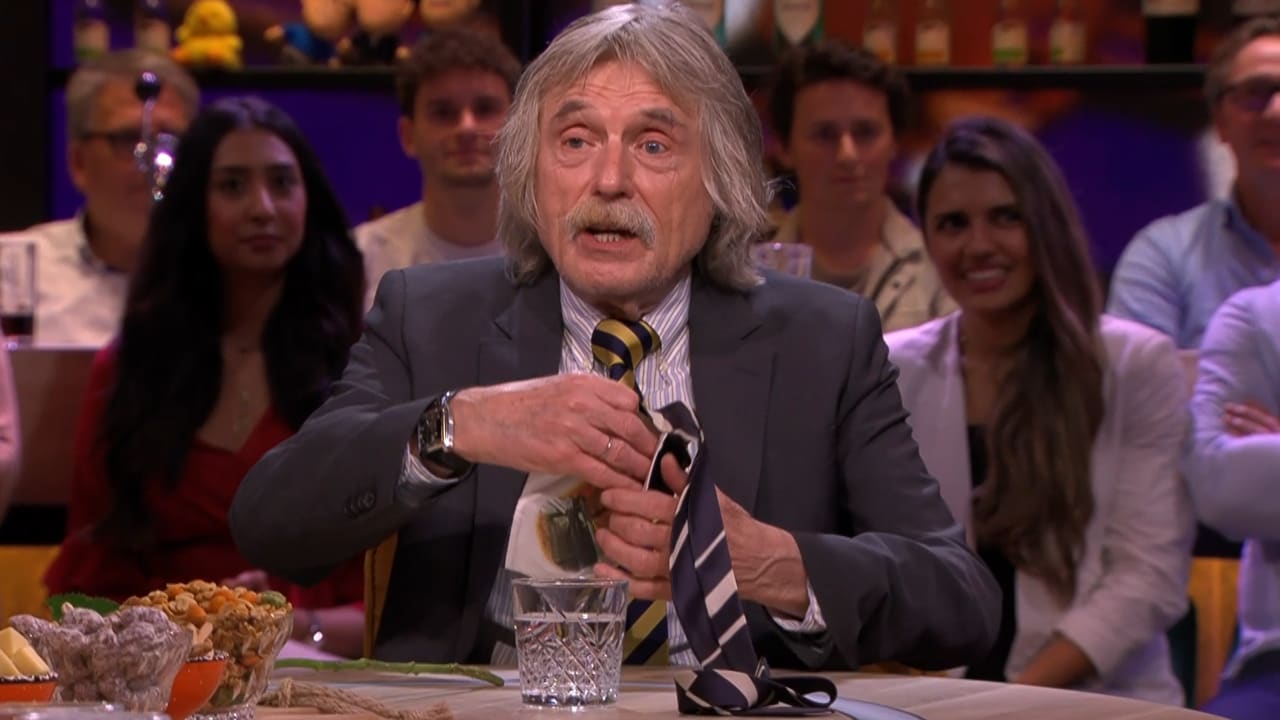 Johan krijgt hele stoute stropdas van 85-jarige oma
