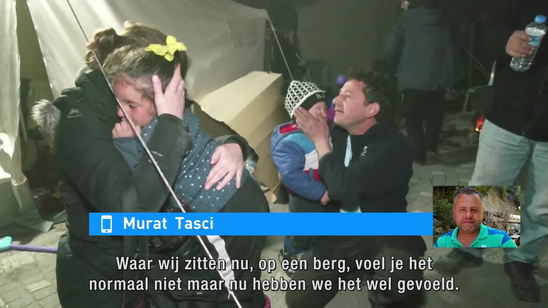 Murat maakte nieuwe, zware aardbeving Turkije mee: 'We kunnen alleen nog maar bidden'