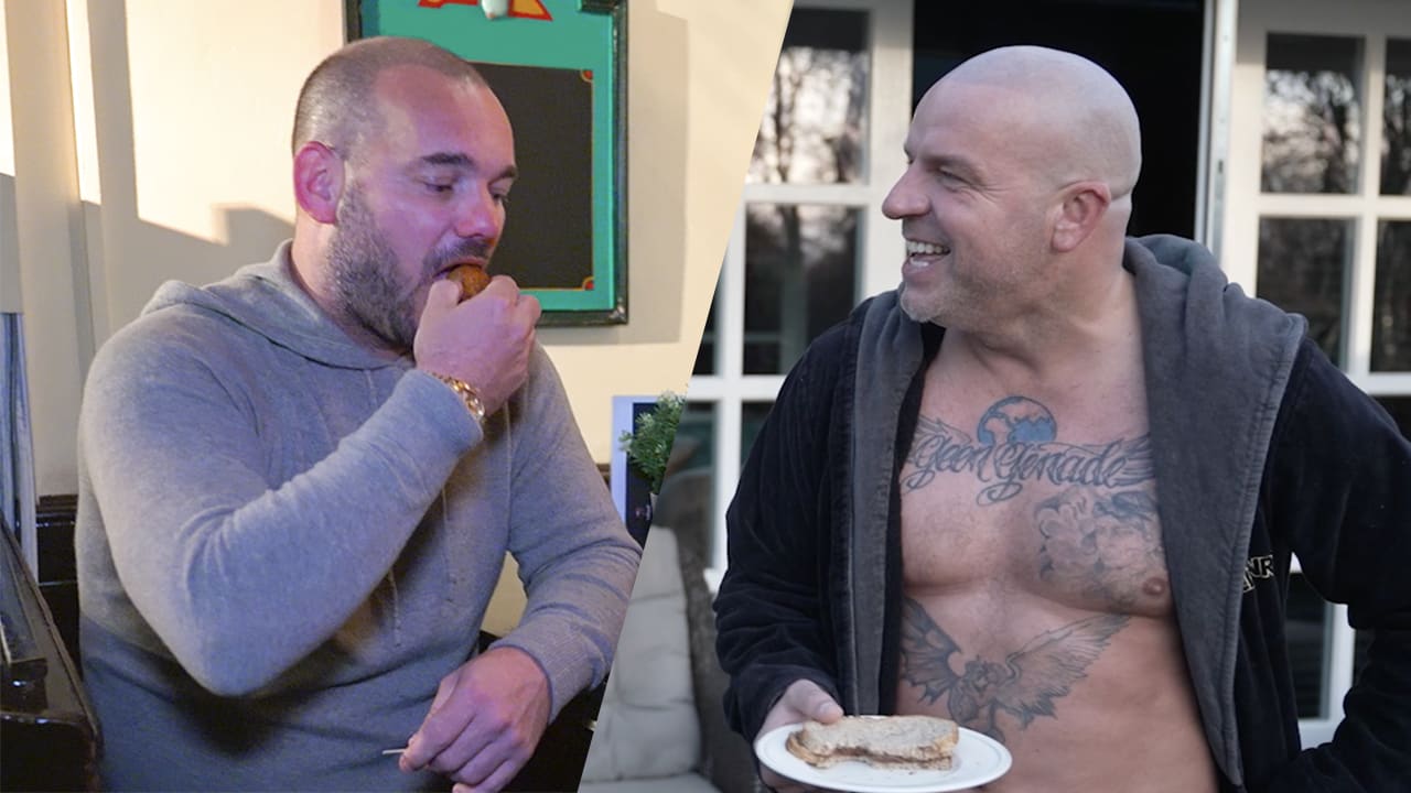 Andy en Wesley bereiden zich voor op Veronica Offside: 'Wesley is op een I see food-dieet!'