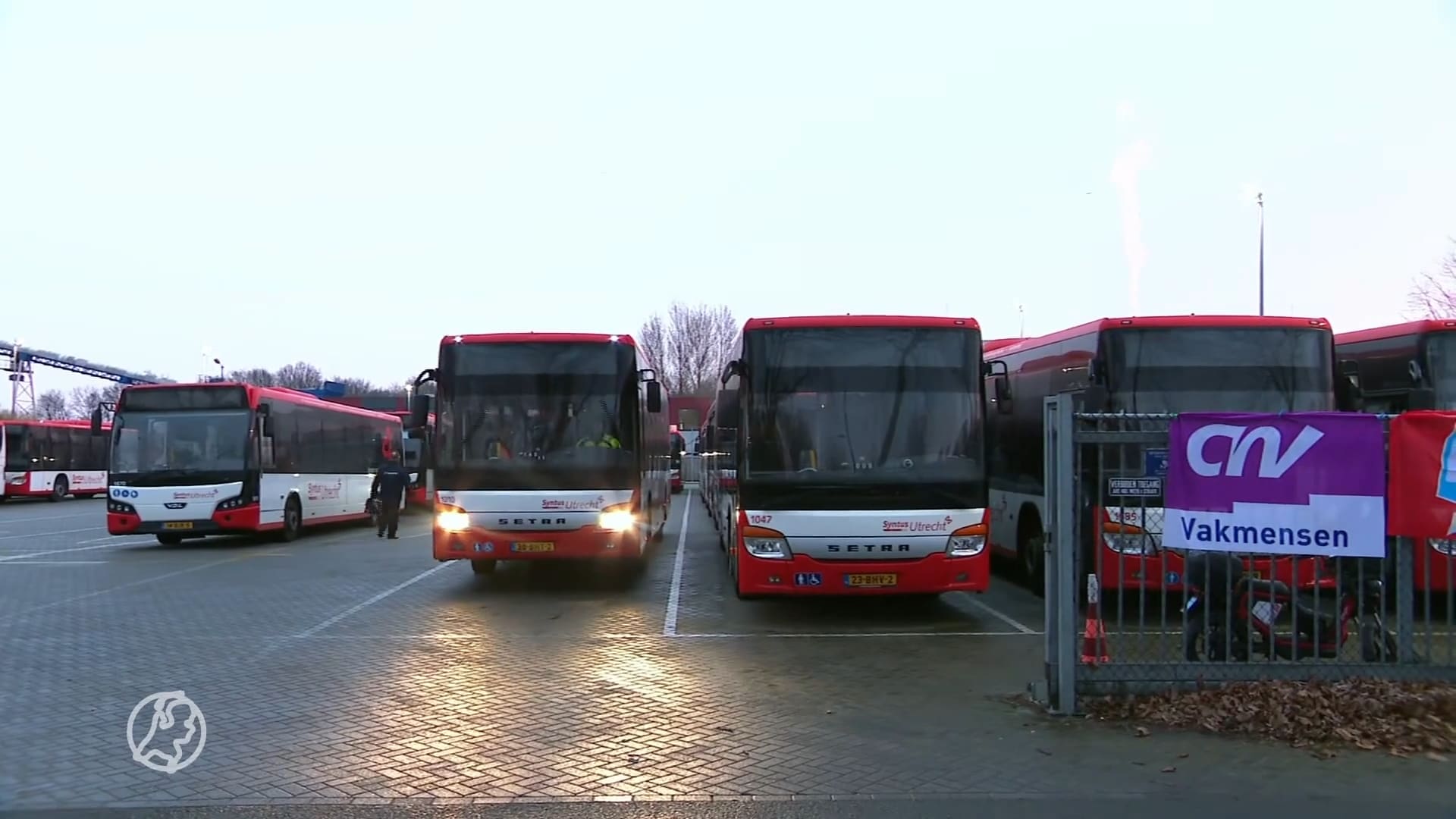 Eerste dag van nieuwe reeks stakingen in het streekvervoer