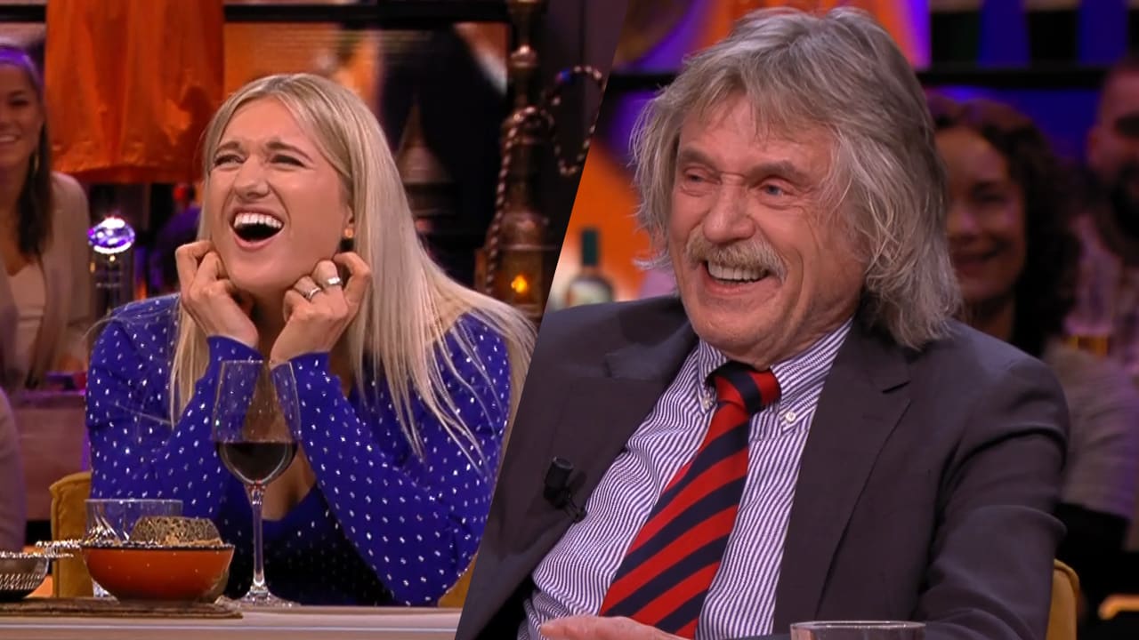 Johan heeft nieuwjaarswens opgenomen; De Oranjewinter-tafel gaat stuk!