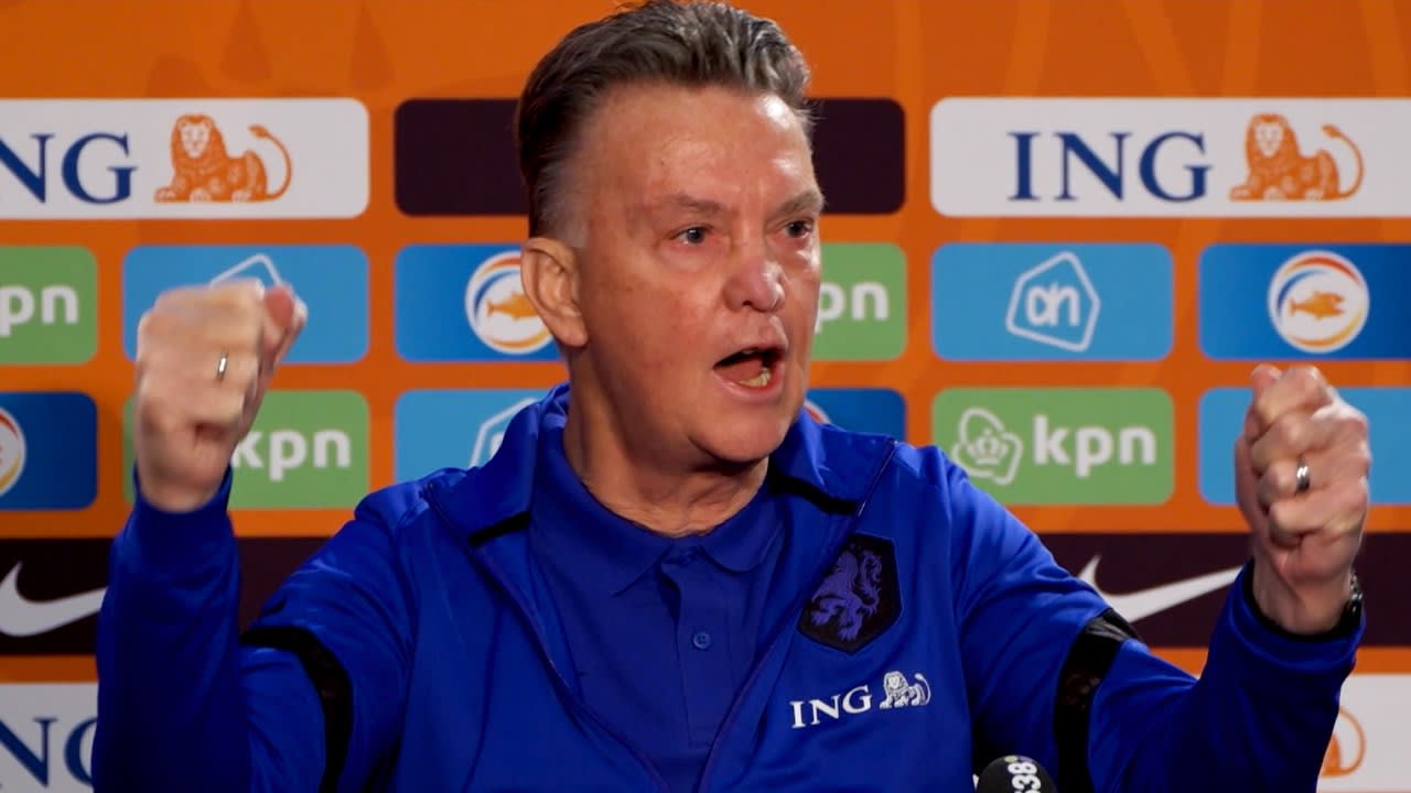 Van Gaal doet imitatie van enthousiaste Malen: 'Ik ben er klaar voor!'