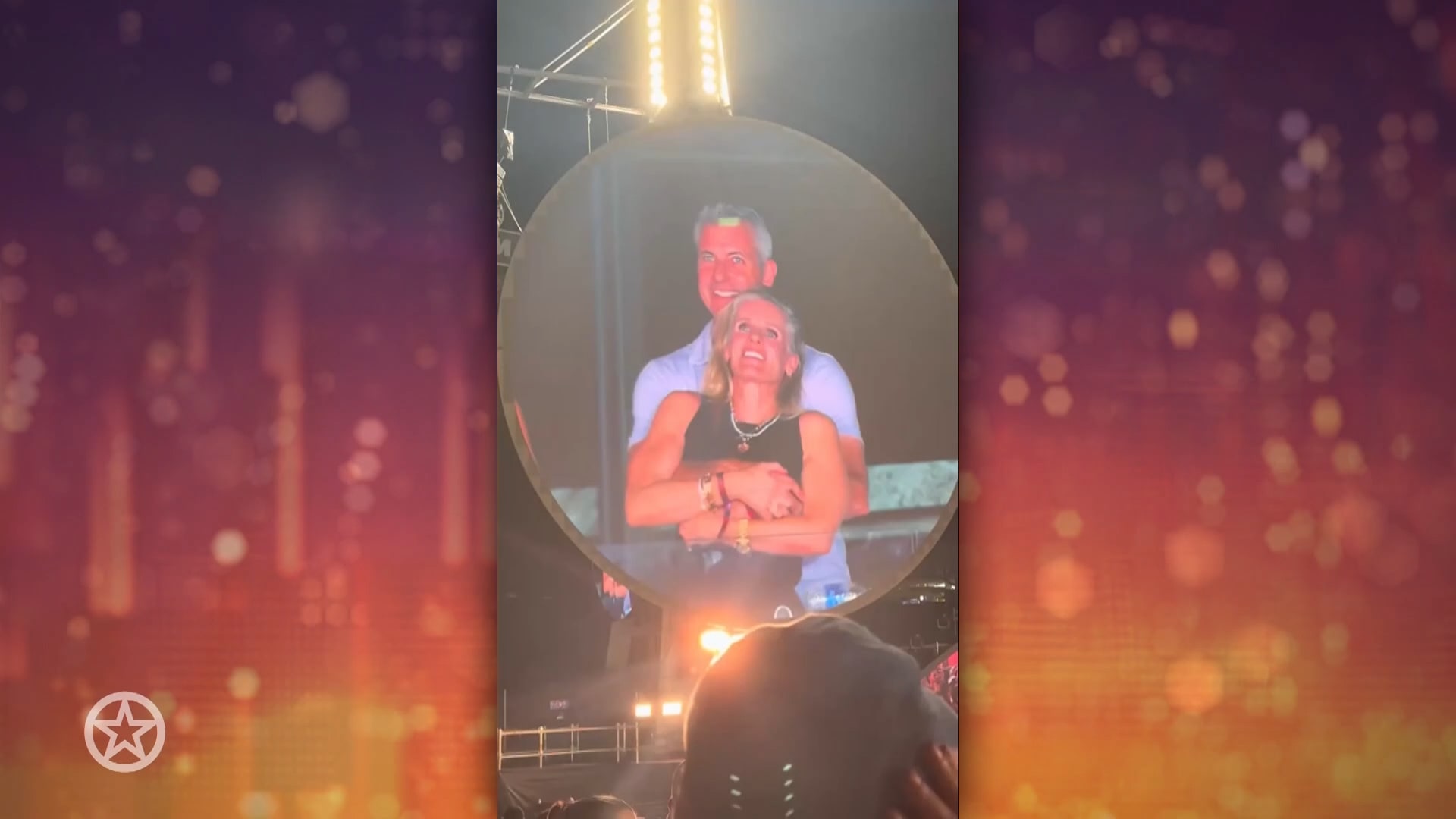 Kisscam bij Coldplay gaat fout