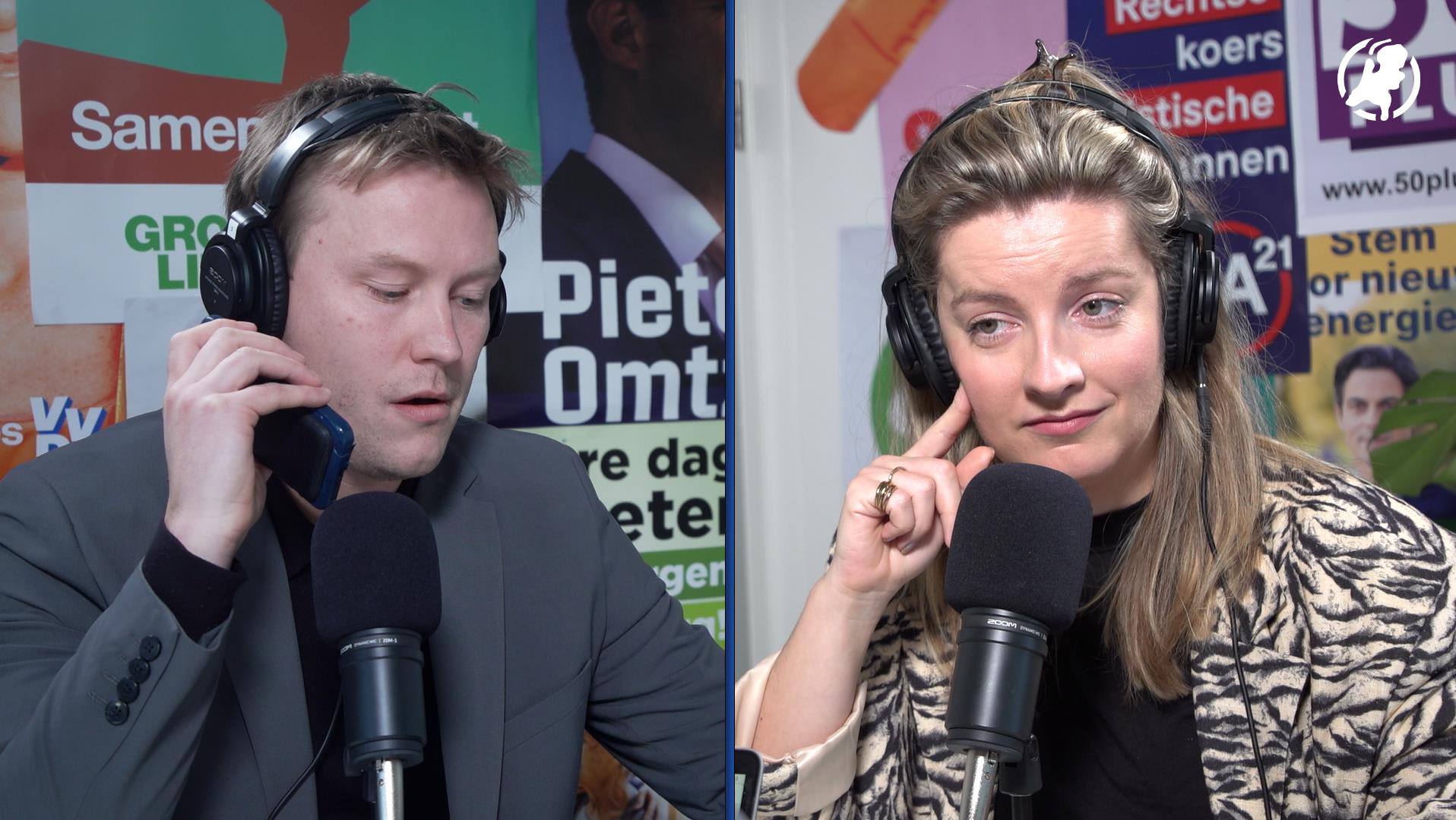 Sam Hagens en Merel Ek bellen Ernst Kuipers