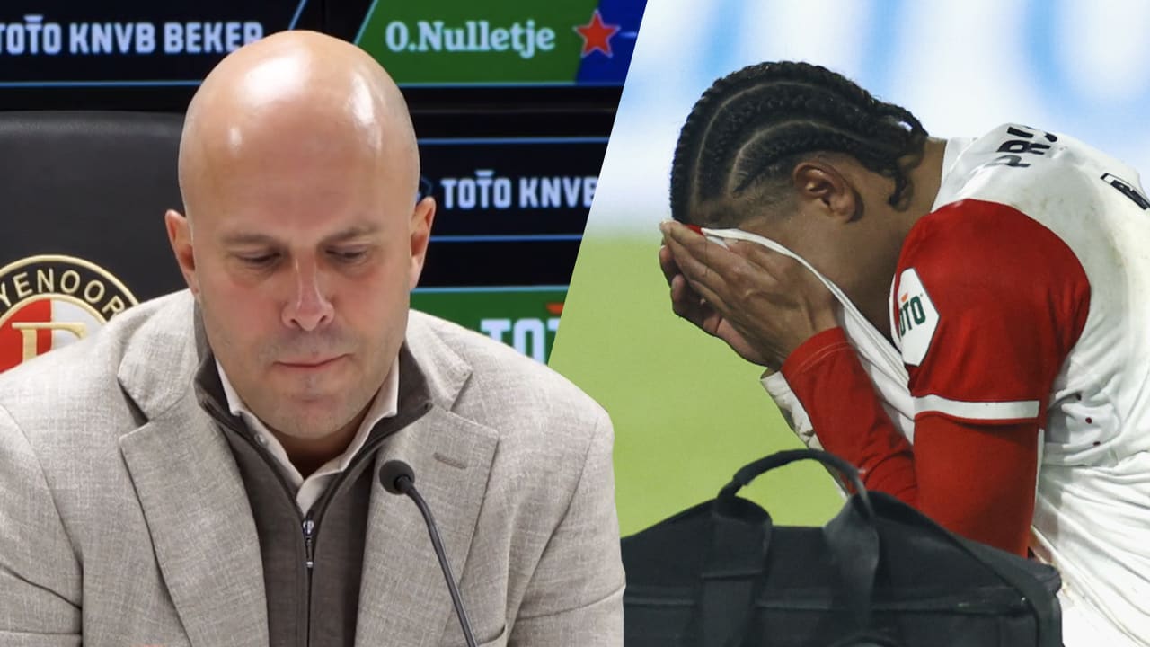 Slot vreest voor zware blessure Stengs: ‘Alsjeblieft, laat dit niet weer iets ernstigs zijn’