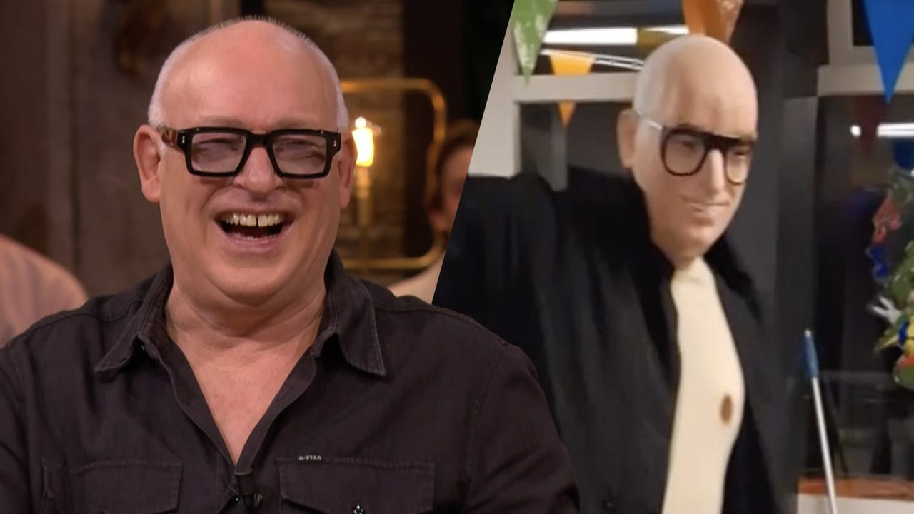 René gaat stuk om bijzondere beelden van man met Van der Gijp-carnavalsmasker