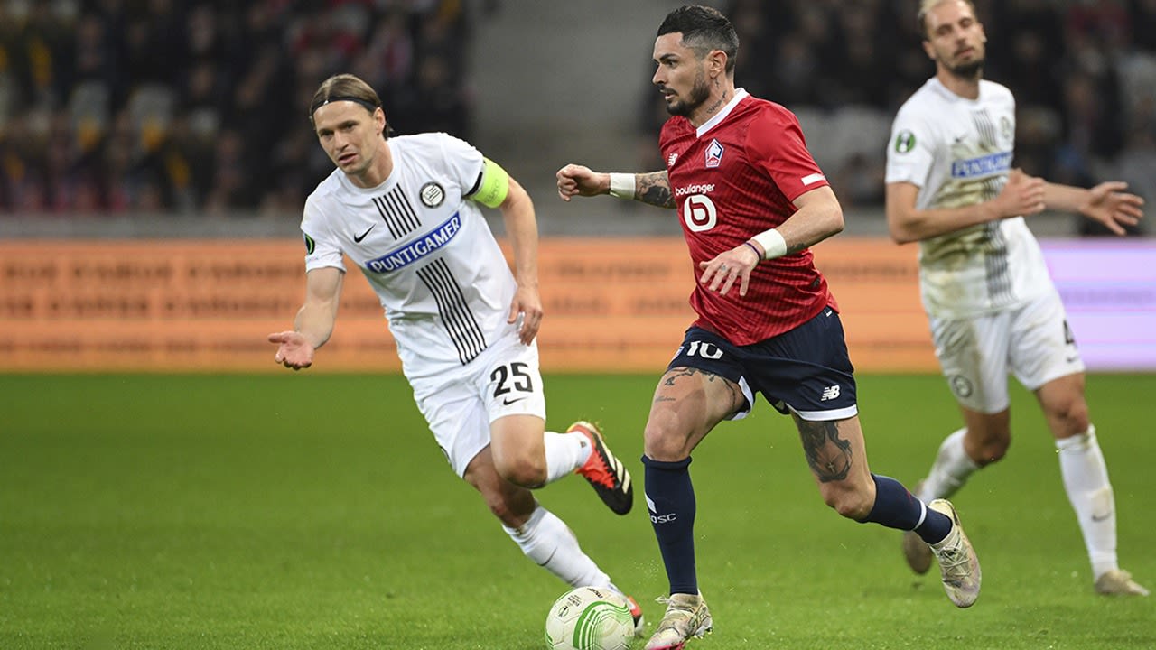 SAMENVATTING: Lille - Sturm Graz (achtste finale Conference League)