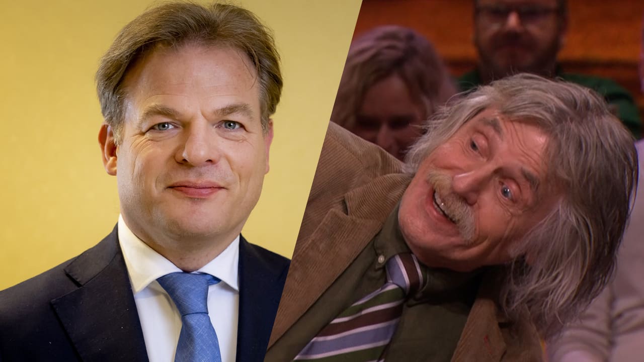 Johan herkent kutje in mond van Omtzigt: 'Als je lang dwars kijkt, krijg je een stijve!'