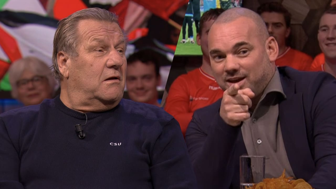 Wesley plaagt Jan: 'Gat tussen Feyenoord en Ajax is nog maar 11 punten!'
