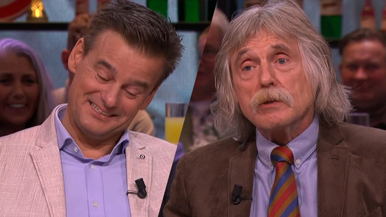 'Jij staat steeds om het hoekje te gluren als ik sta te plassen!'
