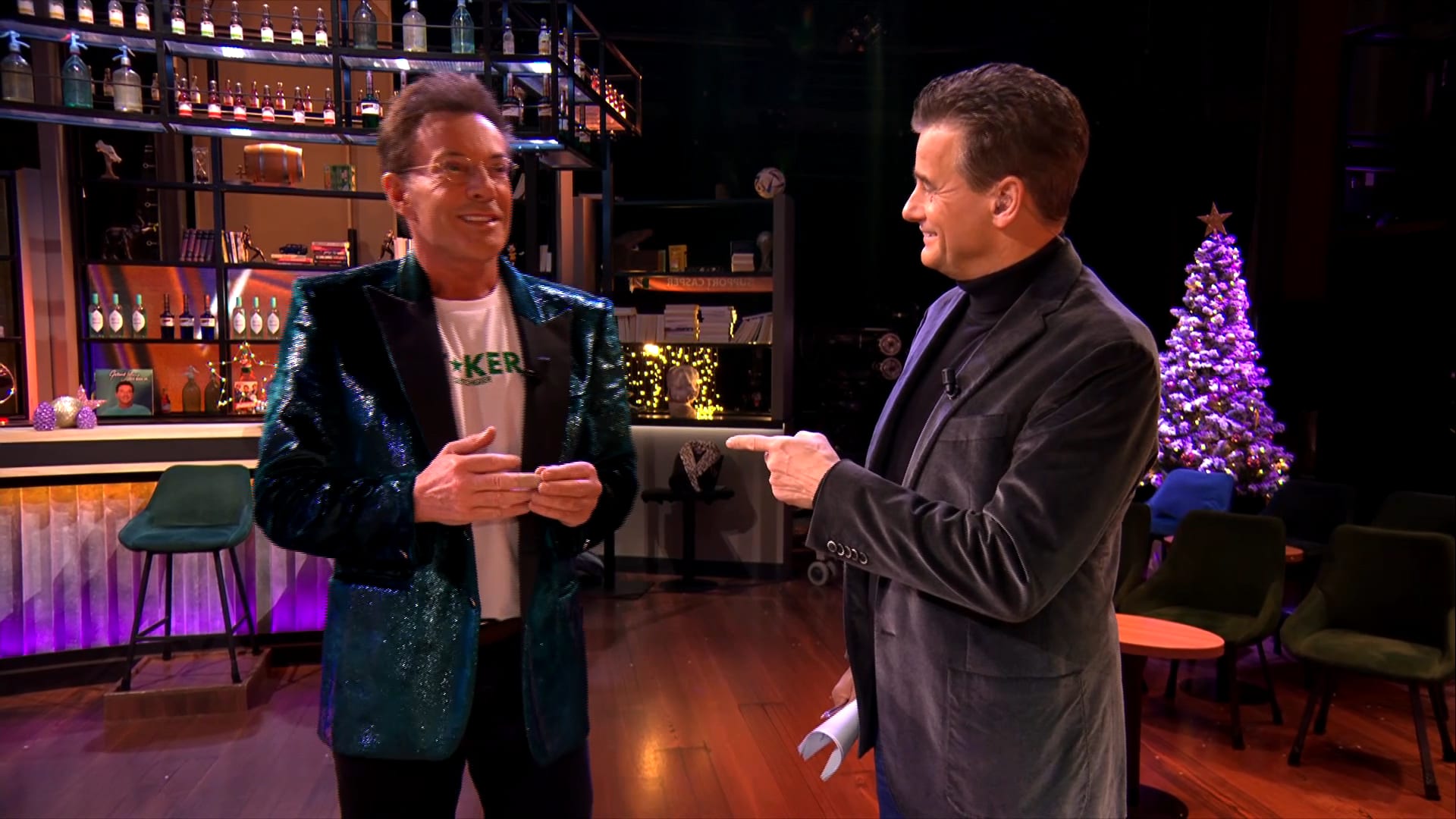 Wilfred geeft Gerard Joling een compliment In de Wandelgangen: 'Jij verzaakt nooit!'