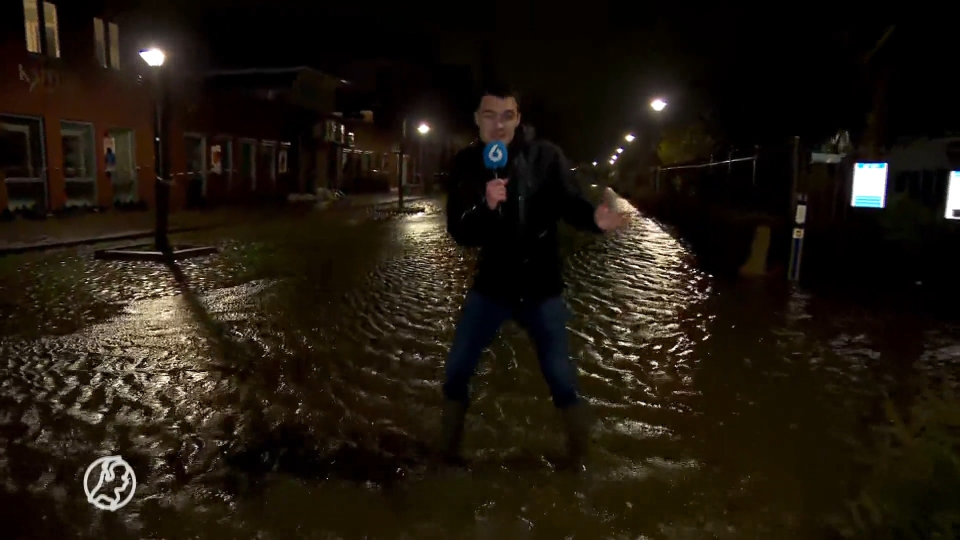 Storm Henk teistert Hoorn: 'Elk half uur de wekker!'