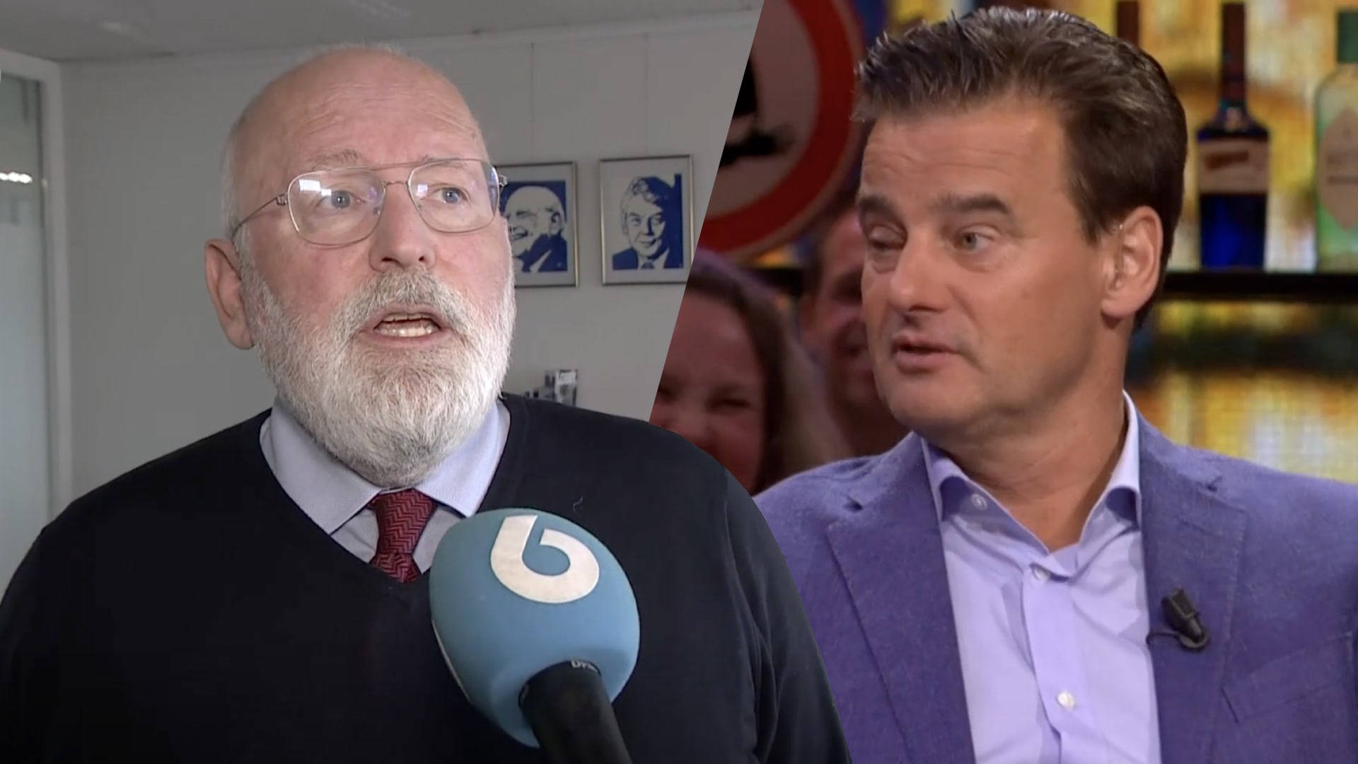 'Hebben jullie ook niet een beetje het gevoel dat Timmermans uitzenden zonde van de zendtijd is?'