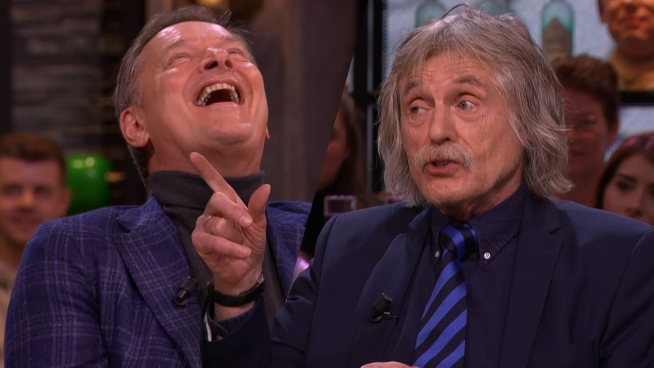 Albert schiet in lach om waarschuwing van Johan: 'Als jij je mond niet houdt...'