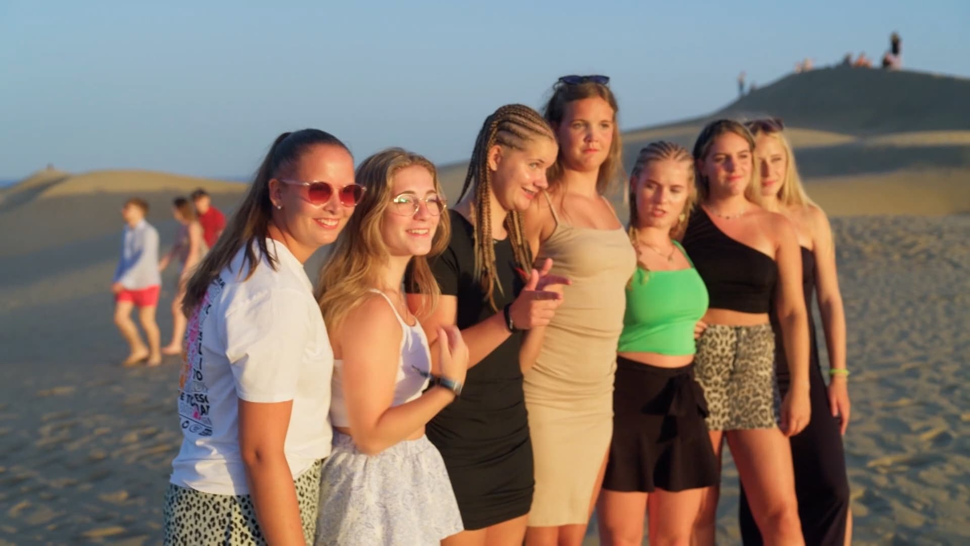 Familie Nijenhuis neemt afscheid van Gran Canaria met chaotische fotoshoot