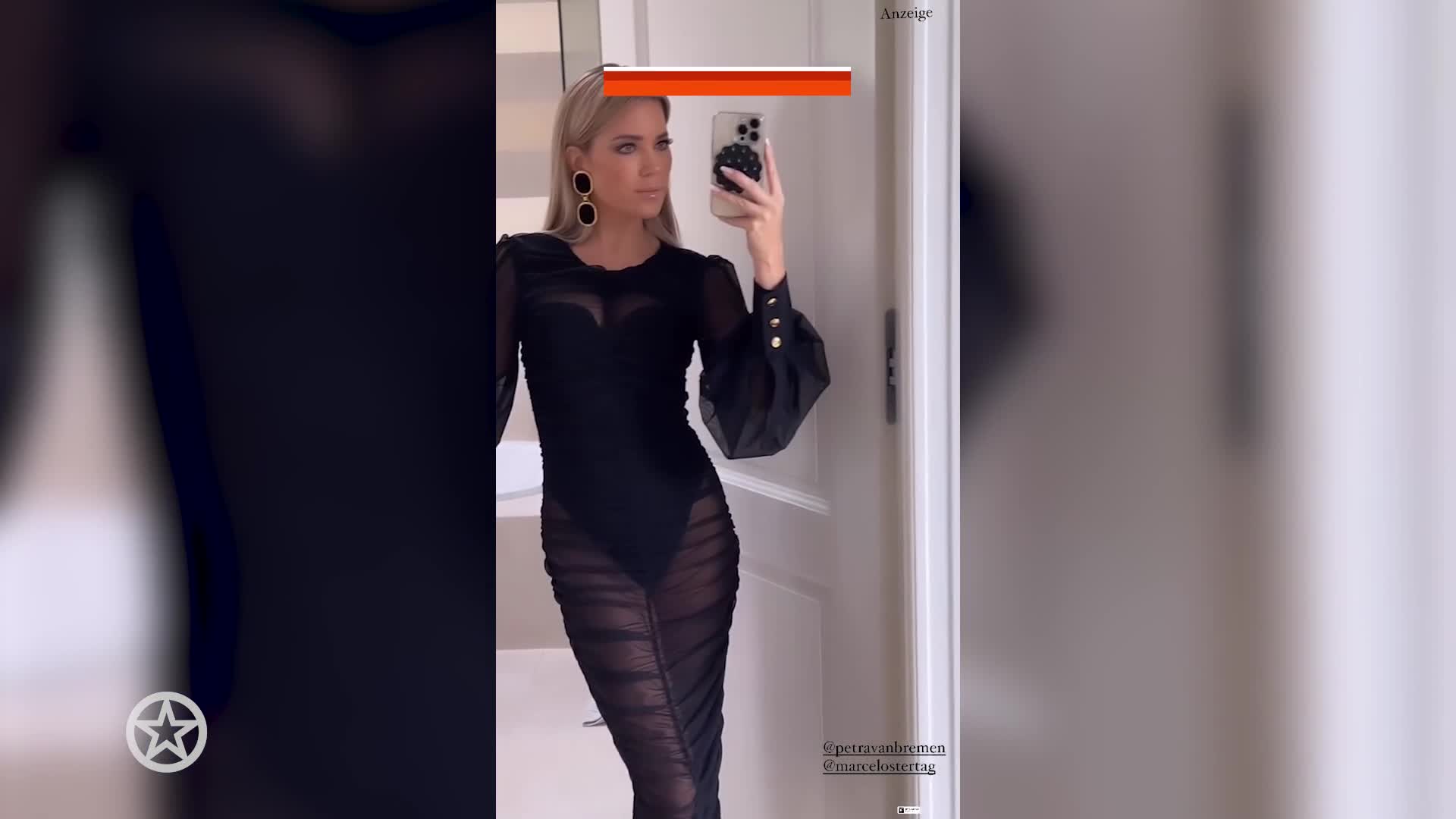 Sylvie Meis in pikante outfit Fashion Week Berlijn