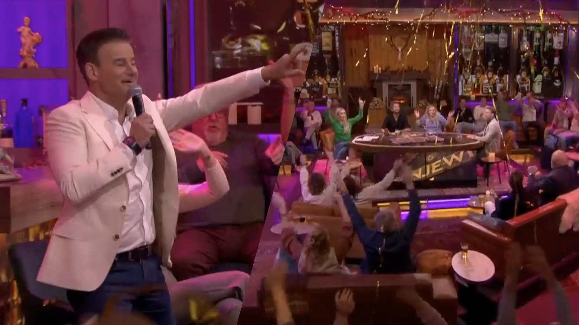 Wilfred zorgt met 'Zomaar Een Avond In De Kroeg' voor feest in De Oranjewinter-studio!