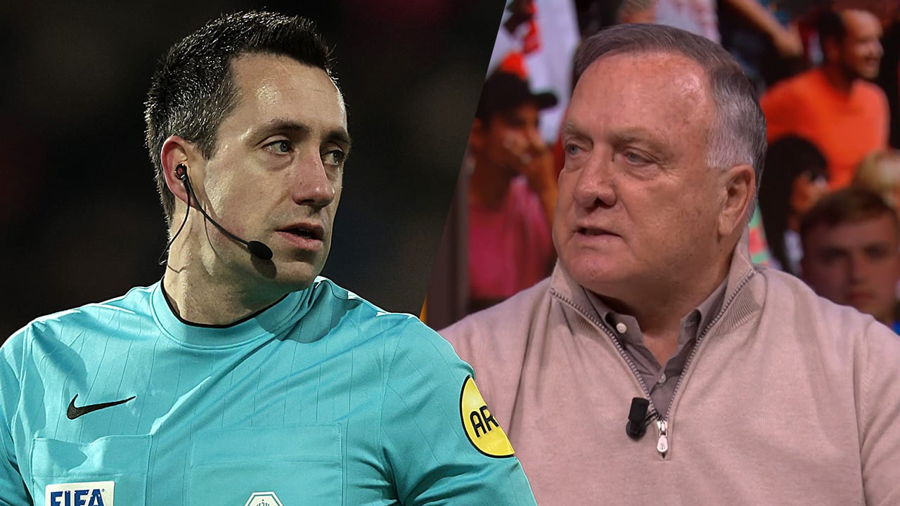 Dick Advocaat niet gecharmeerd van scheidsrechter Higler: 'Ik vind hem een komediant'