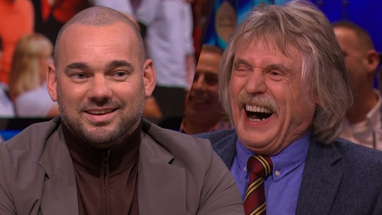 Wesley Sneijder: 'Ik vind het heerlijk om naar Johan Derksen te kijken'