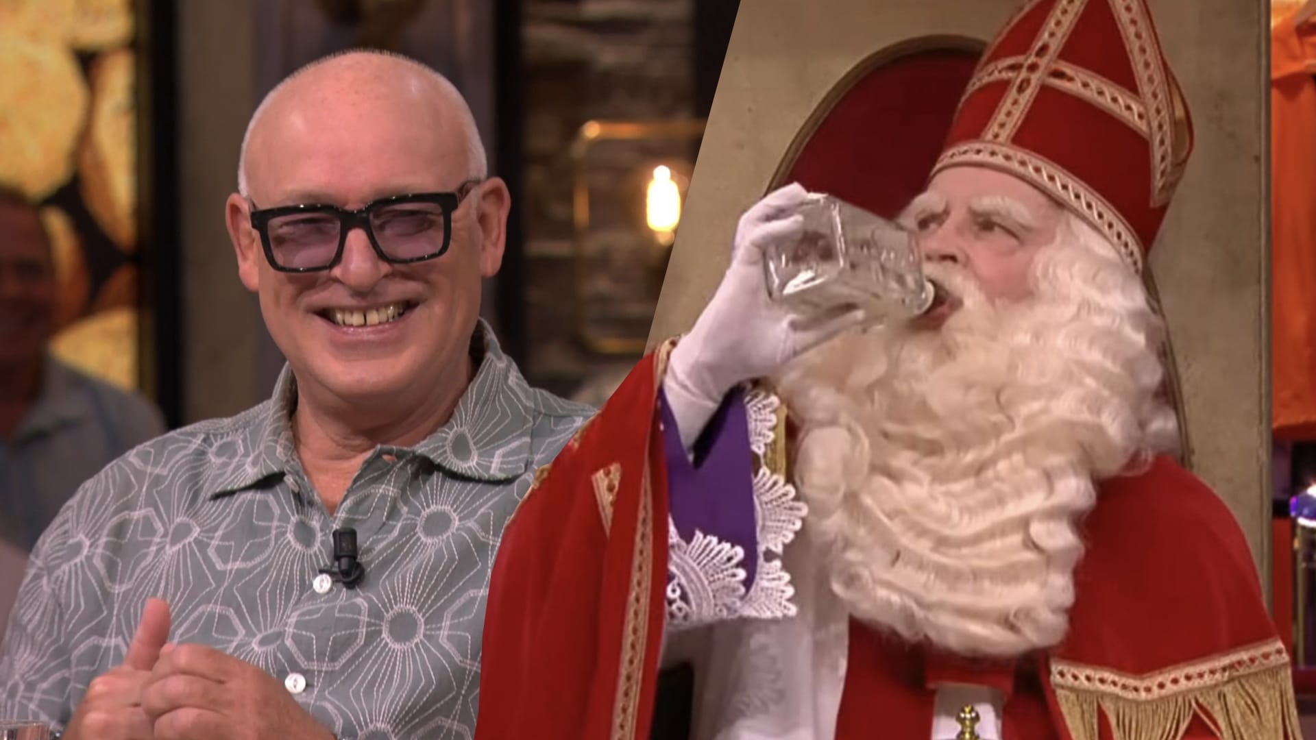 René over te boeken 'directeurtje' Marco Louwerens als Sinterklaas: 'Die prijs moet omhoog!'