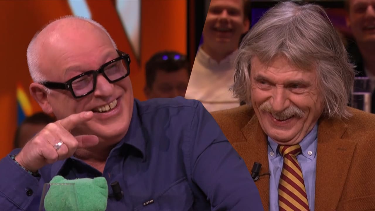 René heeft een filmpje meegenomen; ook Johan kan lach niet bedwingen