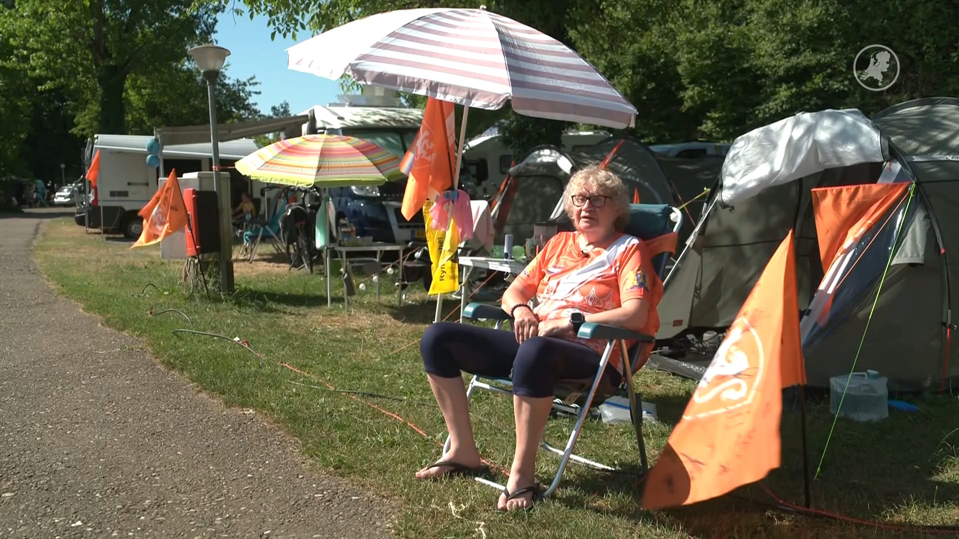 Oranjecamping houdt de moed erin