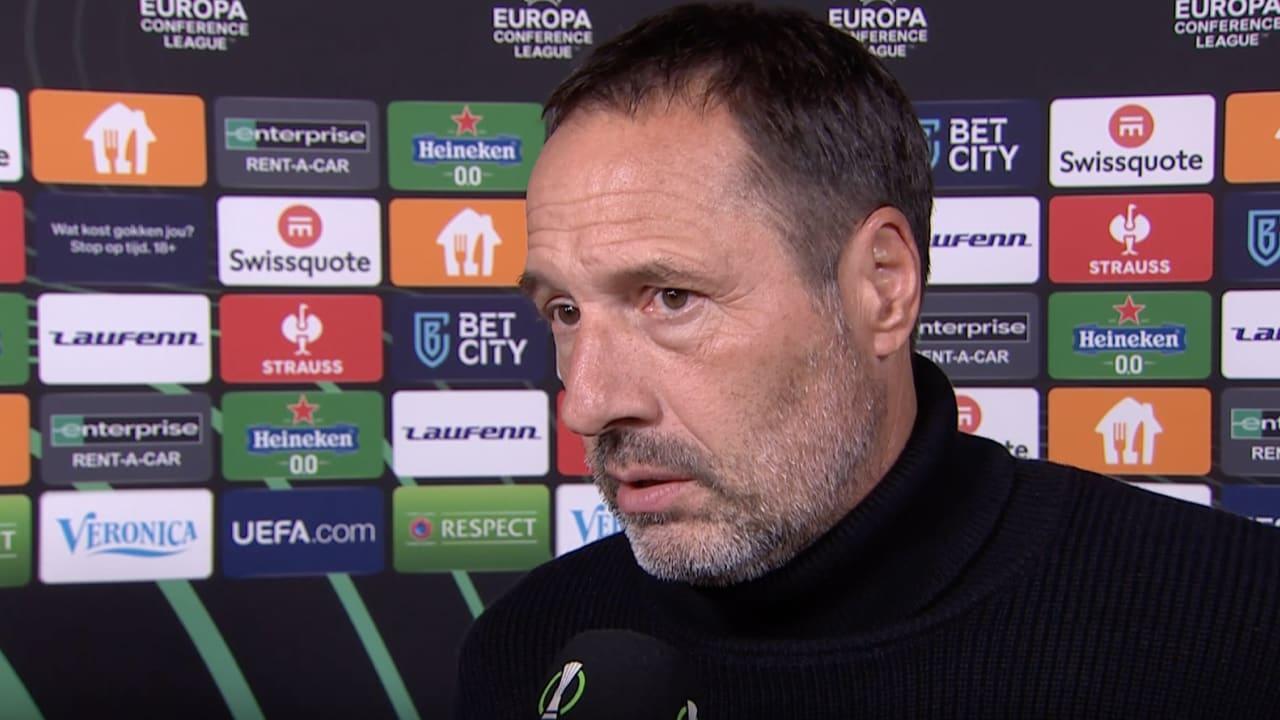 John van 't Schip na gelijkspel tegen Bodø/Glimt: 'We leven nog'