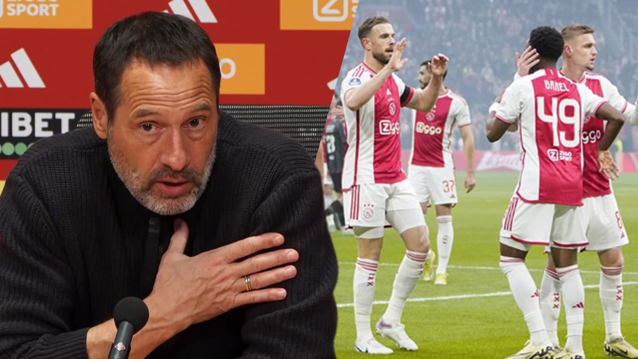 John van ’t Schip over spelersgroep: ‘Het is niet een Ajax-kwalitatief elftal’