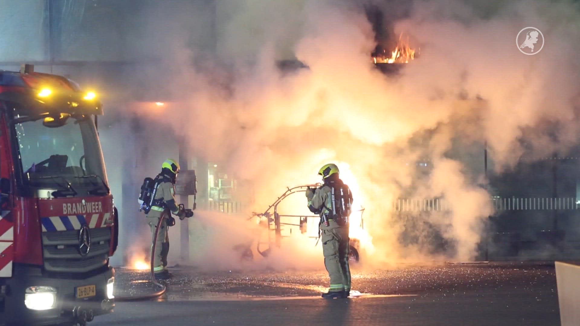 Station Den Haag Centraal ontruimd vanwege brandende scootmobiel