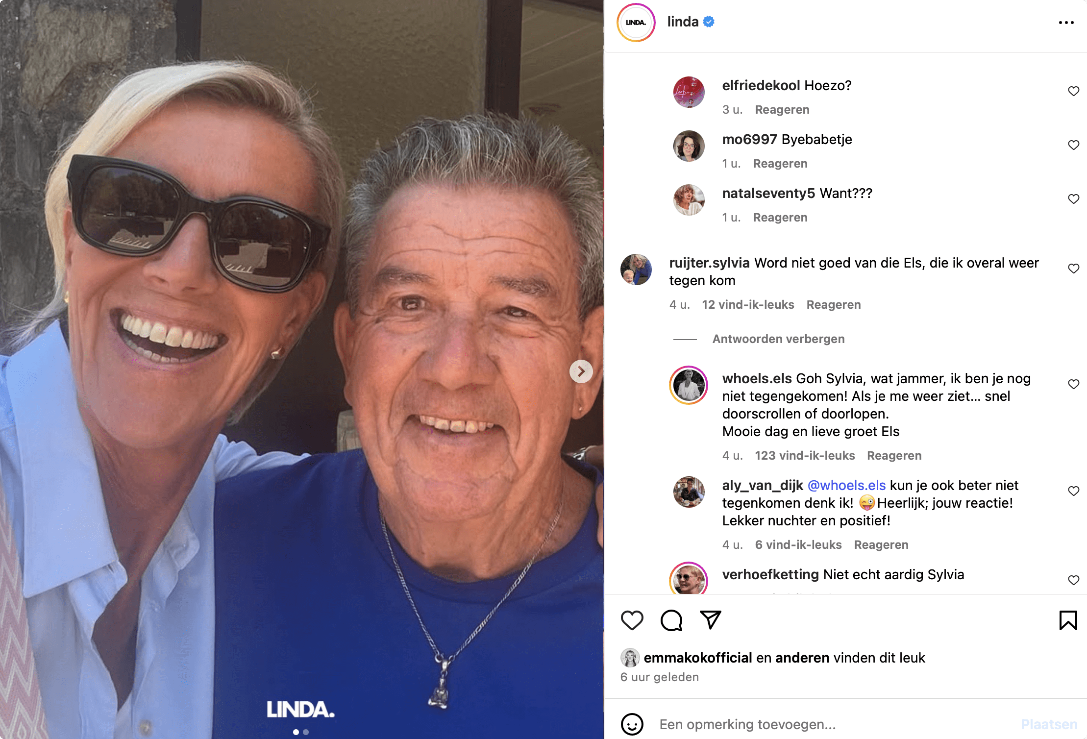 Bron: LINDA. op Instagram. 