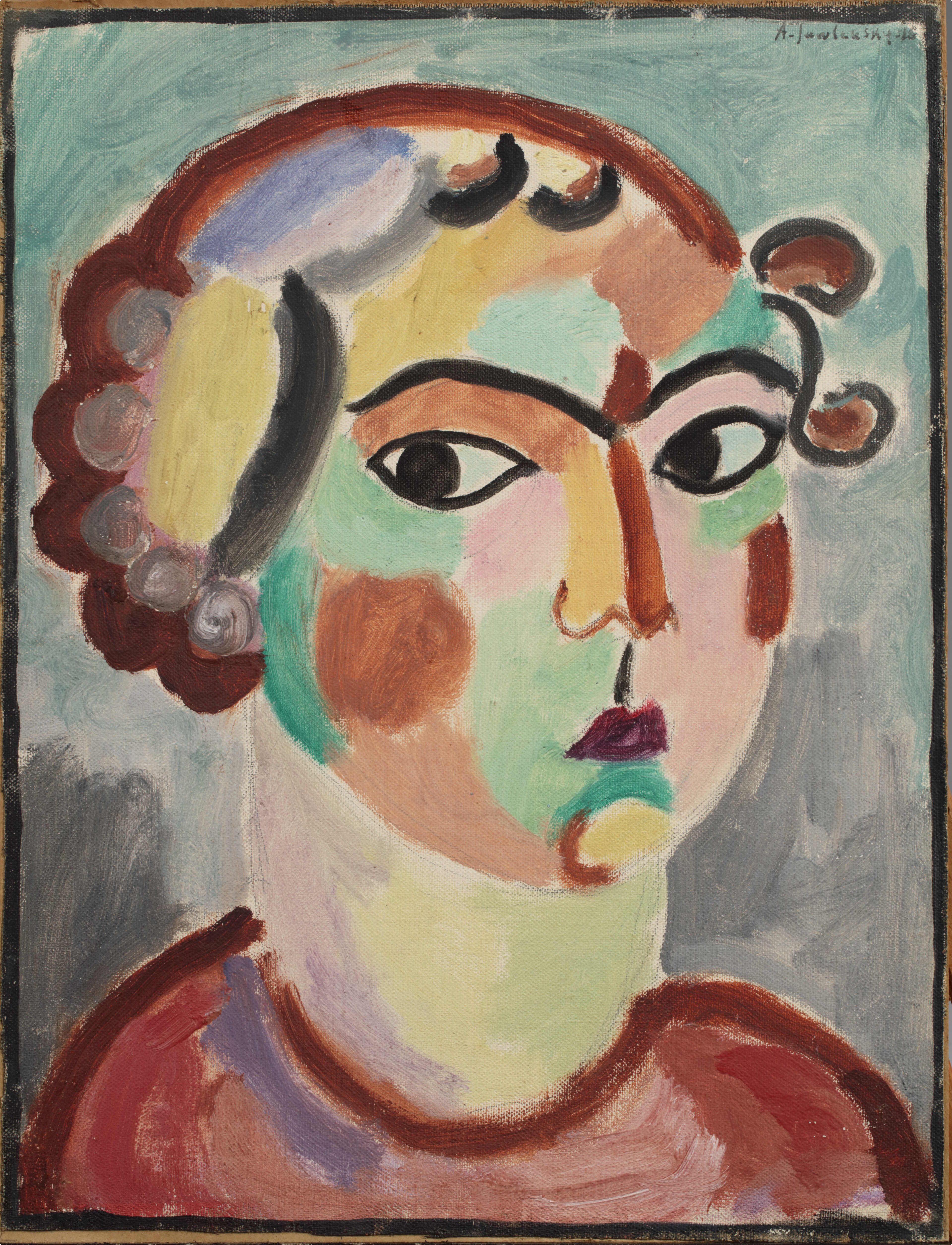 Close-up van het portret van Jawlensky. Beeld: Michiel Elsevier Stokmans