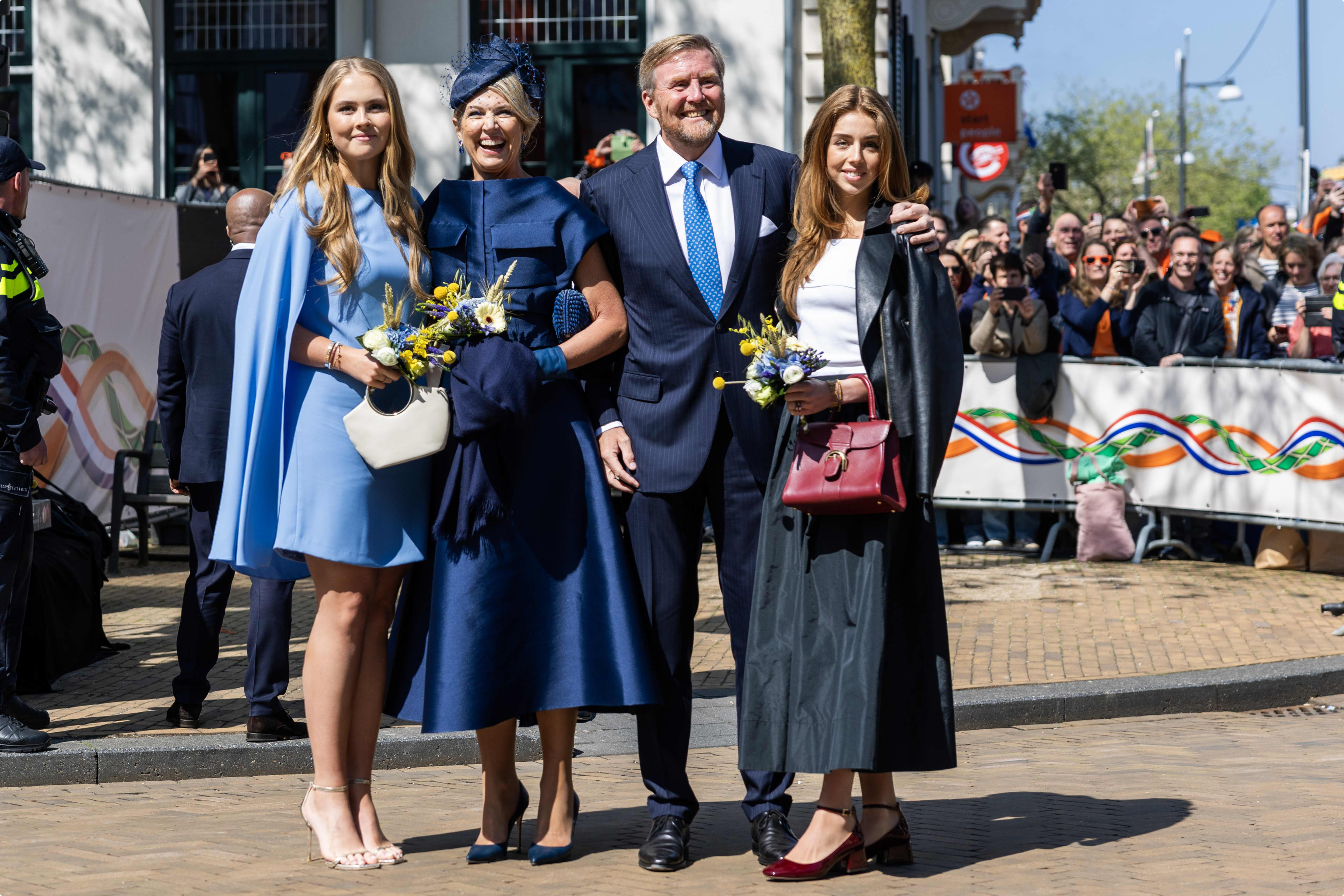 Het koninklijke gezin in Doetinchem op Koningsdag, beeld: ANP