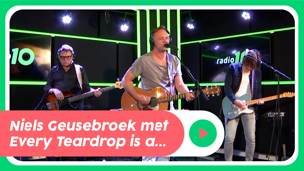 Niels Geusebroek - Every Teardrop Is A Waterfall (Coldplay cover) live @ Ekdom in de Morgen