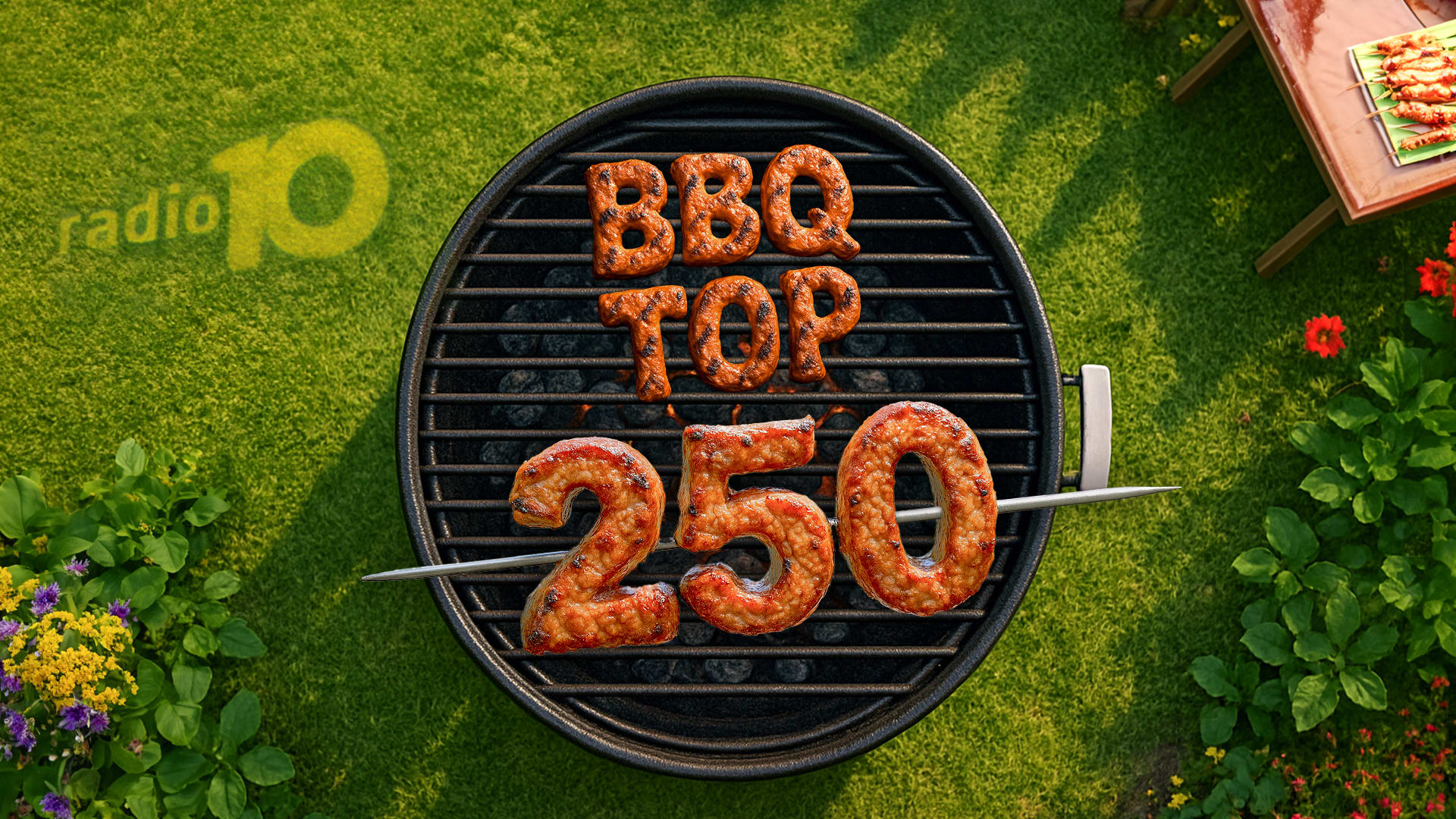 Vier de zomer met de BBQ Top 250 op Radio 10!