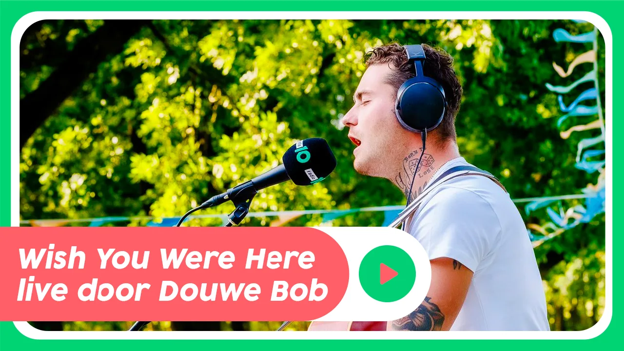 Douwe Bob - Wish You Were Here (Pink Floyd cover) live @ Ekdom in de  Morgen