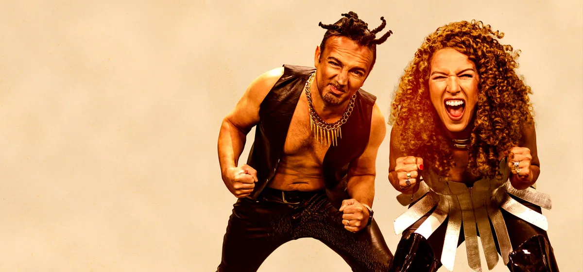 Gerard en Evelien als Ray en Anita van 2 Unlimited