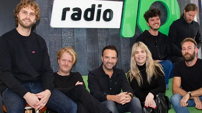 Blackbird op de Radio 10 bühne