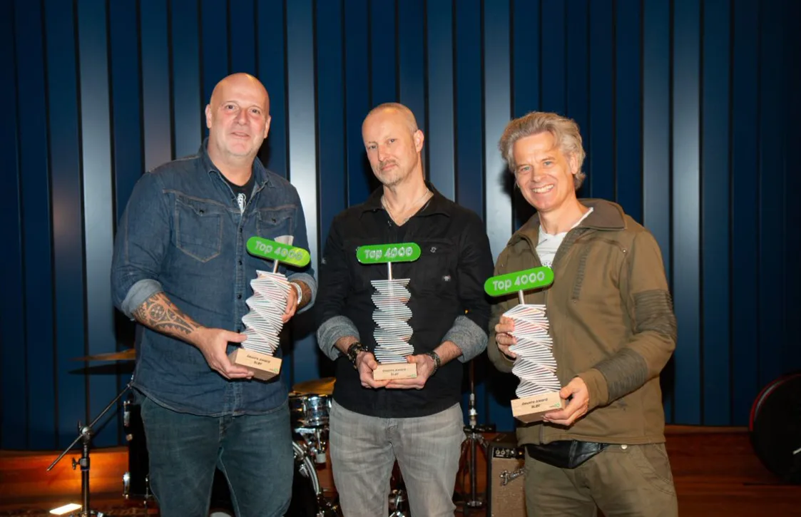 BLØF meest genoteerde Nederlandse act in Top 4000