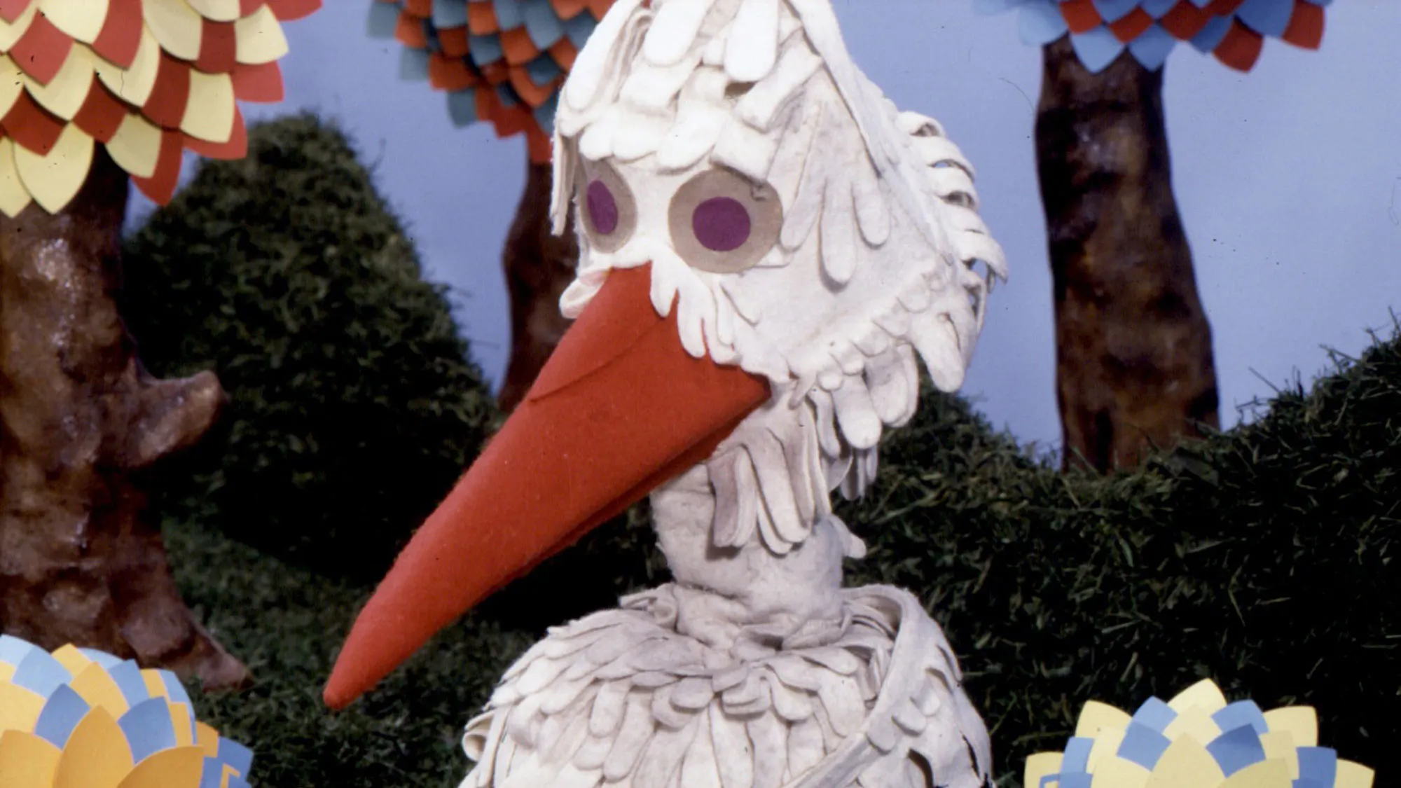 Gerard belt en zingt met Juffrouw Ooievaar