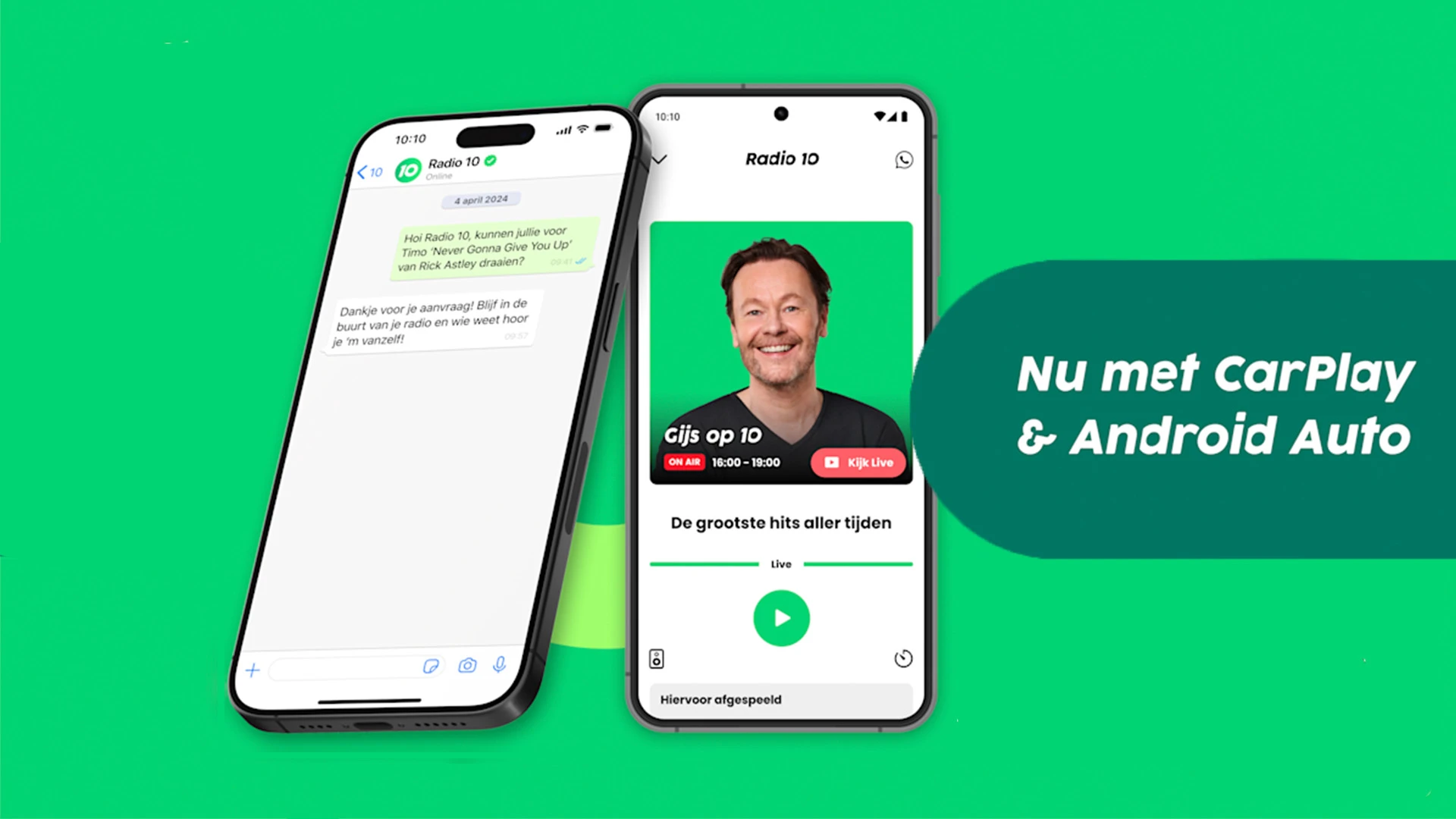 Download de vernieuwde Radio 10 app!