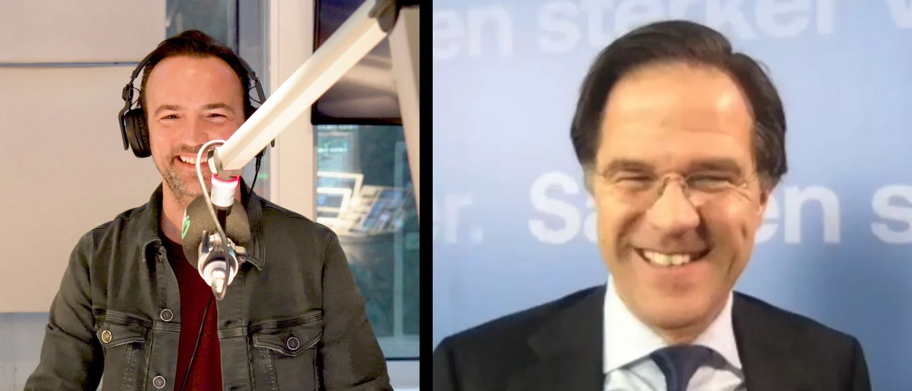 Mark Rutte opent stembus op Radio 10