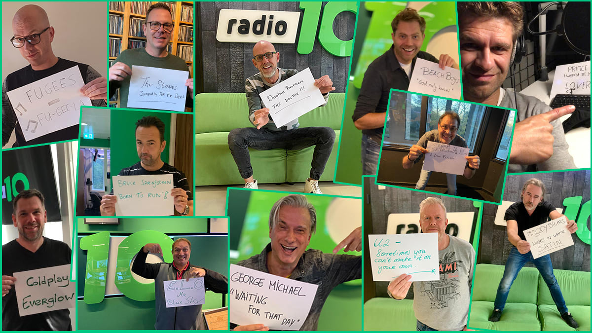 Dit zijn de favoriete Top 4000-hits van de Radio 10-dj's! 
