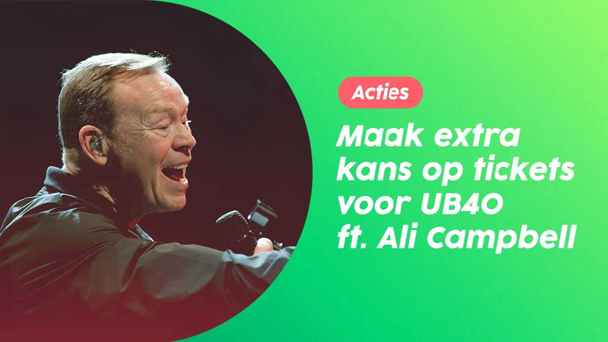 Extra kans op tickets voor UB40 ft. Ali Campbell: schrijf je in!