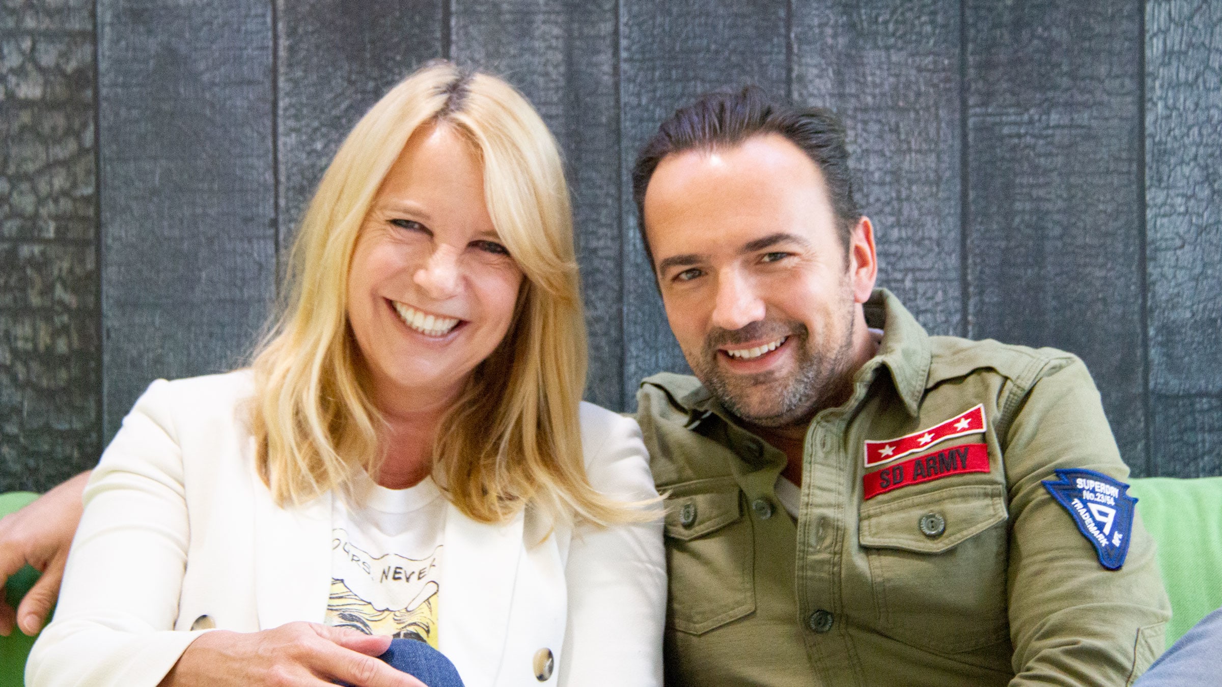 Linda de Mol te gast bij Gerard