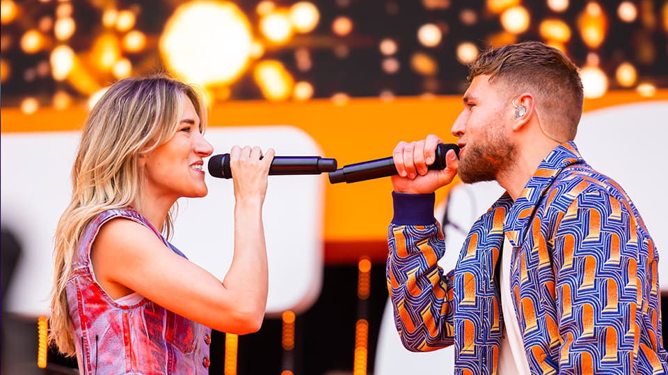 Suzan en Freek bij 538 Koningsdag