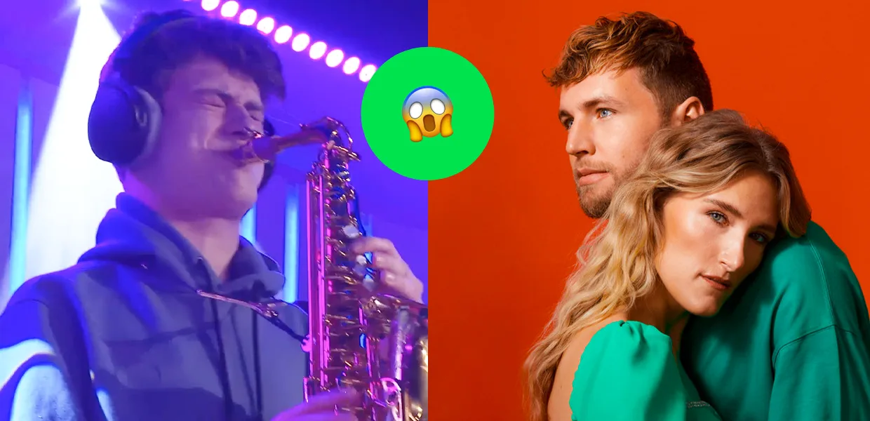 Suzan & Freek reageren op saxofoon-held Karsten!