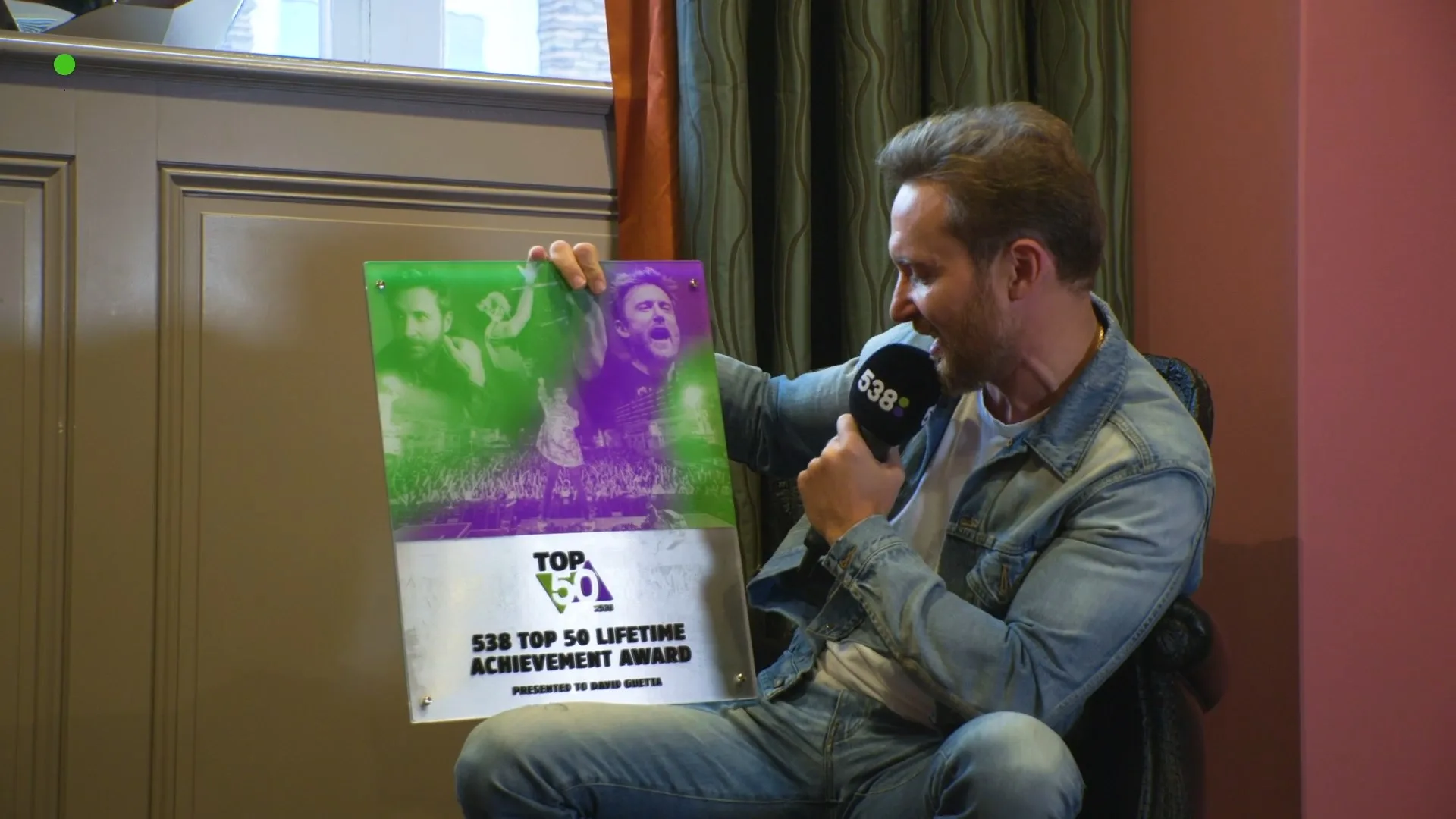 David Guetta krijgt 538 TOP 50 award