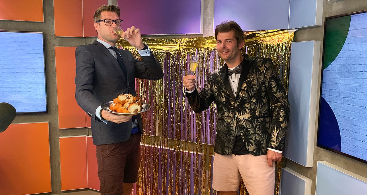 Coen en Sander vieren de tweede helft van 2020 tijdens Half & Nieuw!