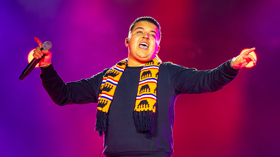 Marco Schuitmaker bij 538 Koningsdag