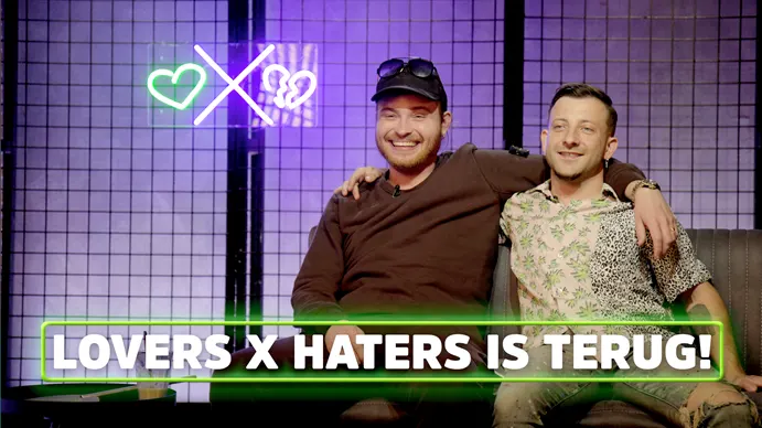 Donnie, Kalvijn en Snelle te zien in het vierde seizoen LOVERS x HATERS